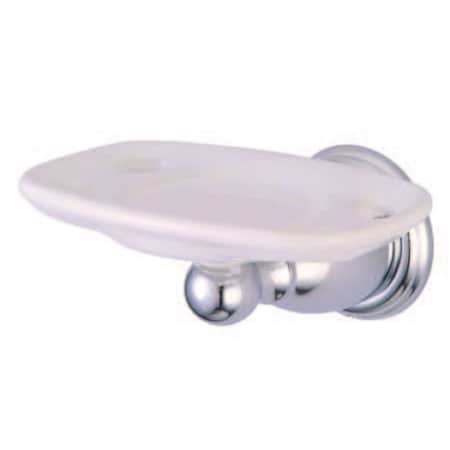 Kingston Brass Heritage Toothbrush W/ Tumbler Holders, Chrome BA1756C